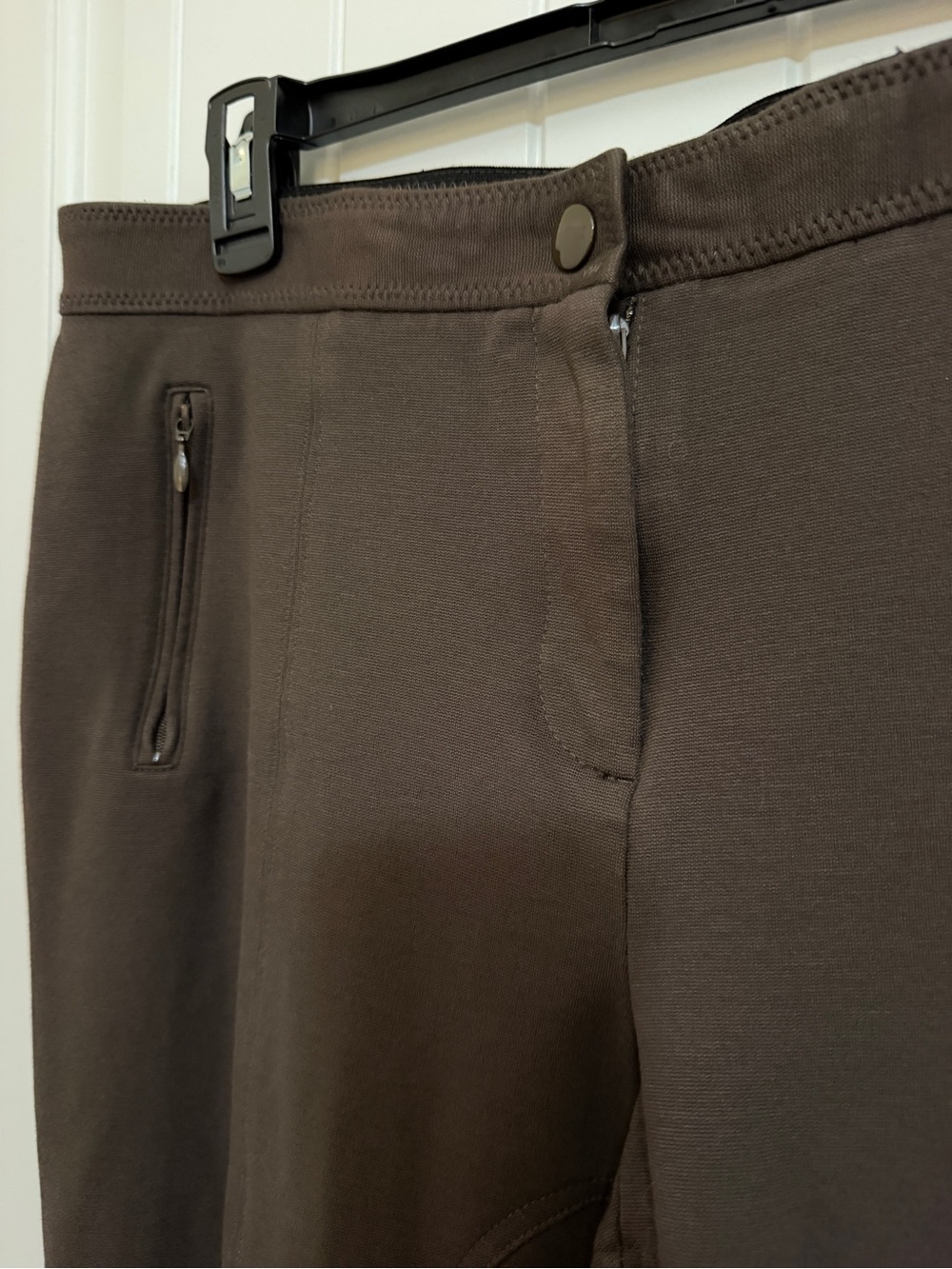 Chico's Brown Stretch Button Up Pants Sz 2.5 - Picture 5 of 13